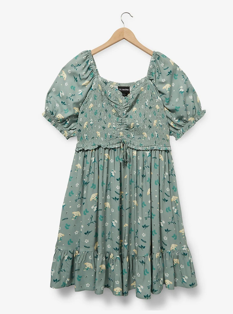 Harry Potter Dobby Floral Plus Smock Dress — BoxLunch Exclusive