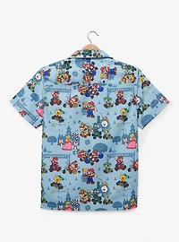 OppoSuits Nintendo Mario Kart Characters Allover Print Woven Button-Up - BoxLunch Exclusive