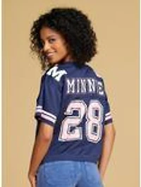 Disney Minnie Mouse Cropped Women's Football Jersey - BoxLunch Exclusive