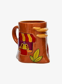 Frog Stump Figural Mug By Rhinlin