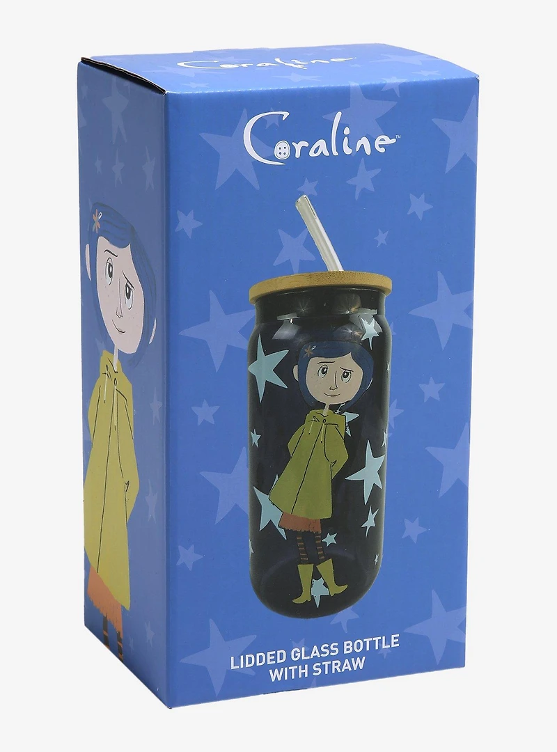 Coraline Stars Blue Glass Cup