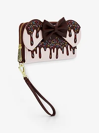 Loungefly Disney Minnie Mouse Chocolate Sprinkles Ears Zip Wallet - BoxLunch Exclusive