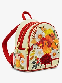 Loungefly Pokémon Charmander and Friends Floral Mini Backpack - BoxLunch Exclusive