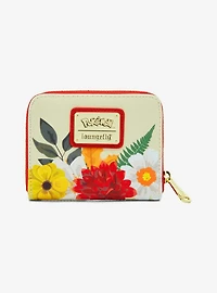 Loungefly Pokémon Charmander and Friends Floral Small Zip Wallet - BoxLunch Exclusive