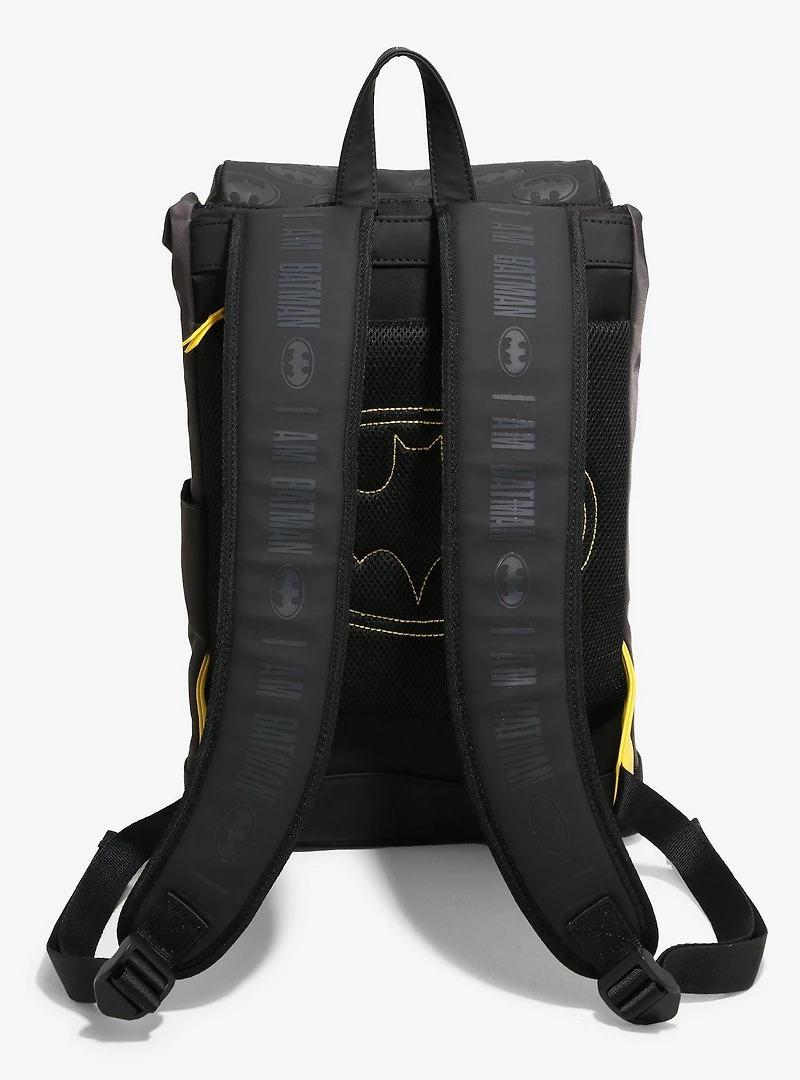 Loungefly Collectiv DC Comics Batman Logo Allover Print Backpack