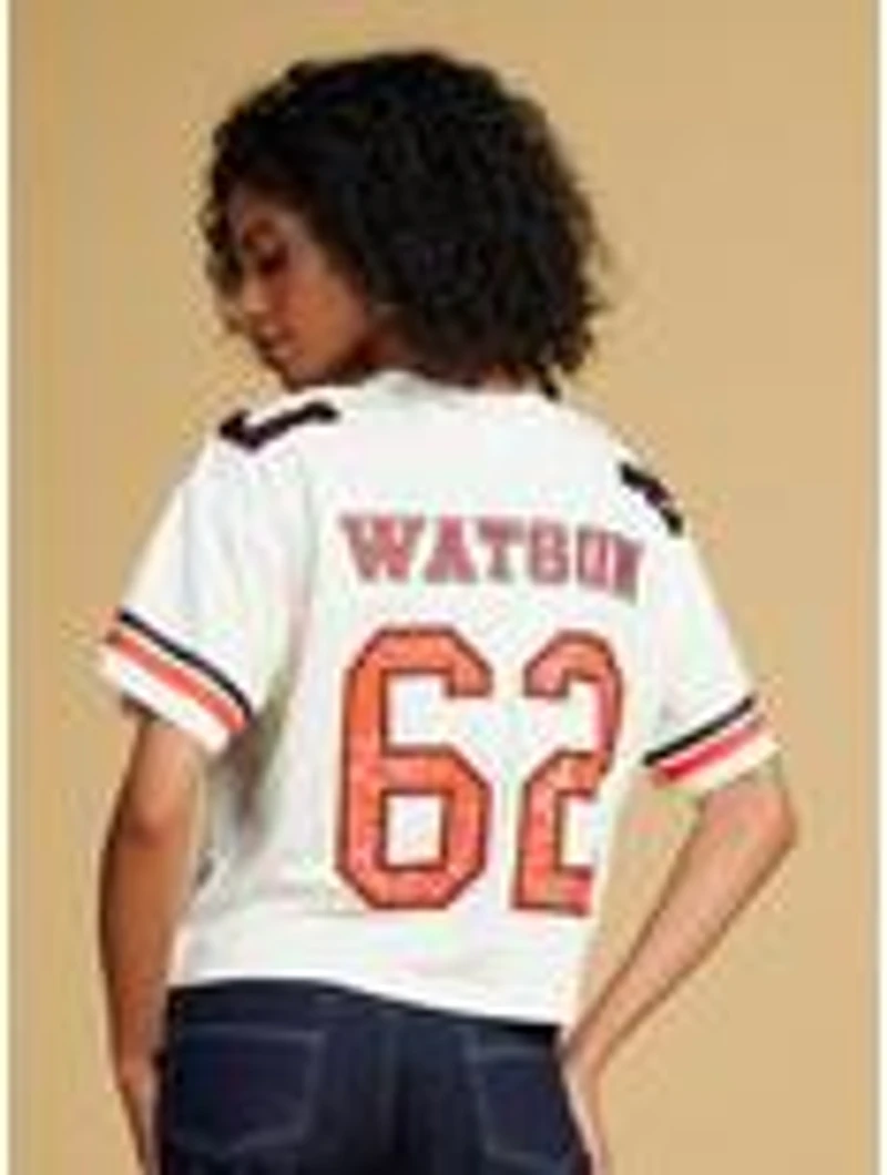 Marvel Spider-Man Mary Jane Watson Women's Cropped Jersey - BoxLunch Exclusive