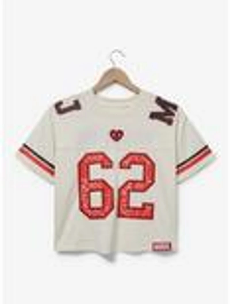 Marvel Spider-Man Mary Jane Watson Women's Cropped Jersey - BoxLunch Exclusive