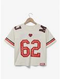 Marvel Spider-Man Mary Jane Watson Women's Cropped Jersey - BoxLunch Exclusive