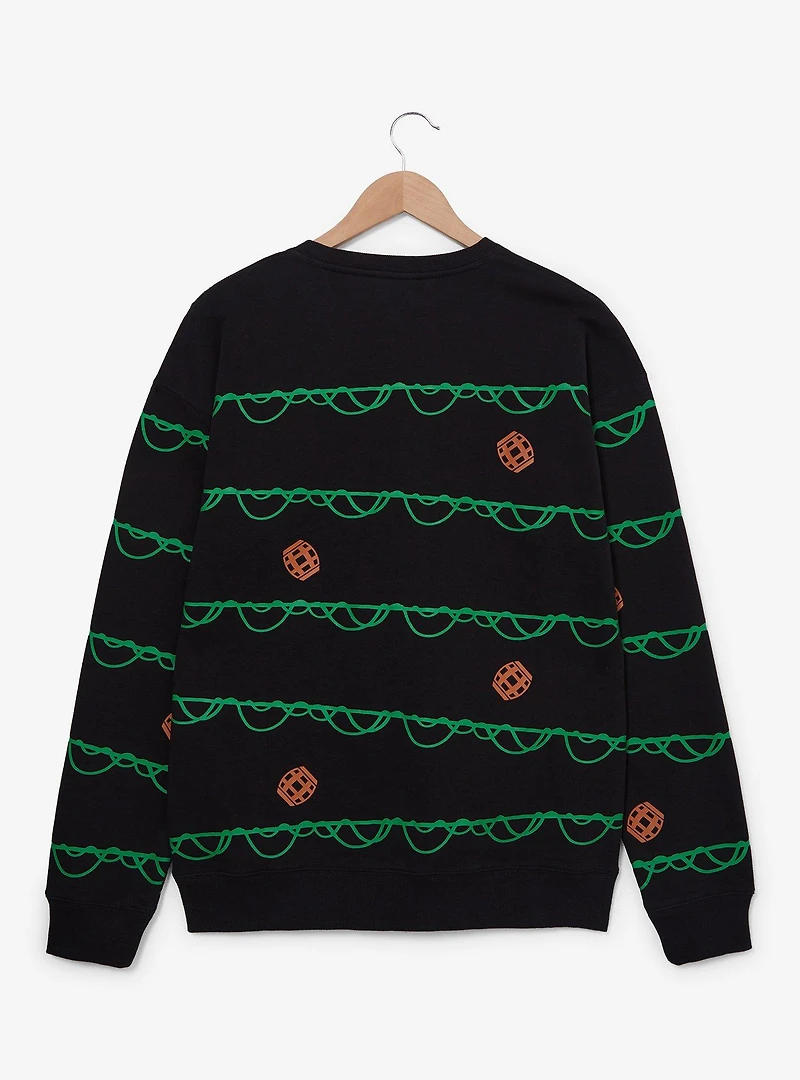 Nintendo Donkey Kong Vines & Barrels Crewneck - BoxLunch Exclusive