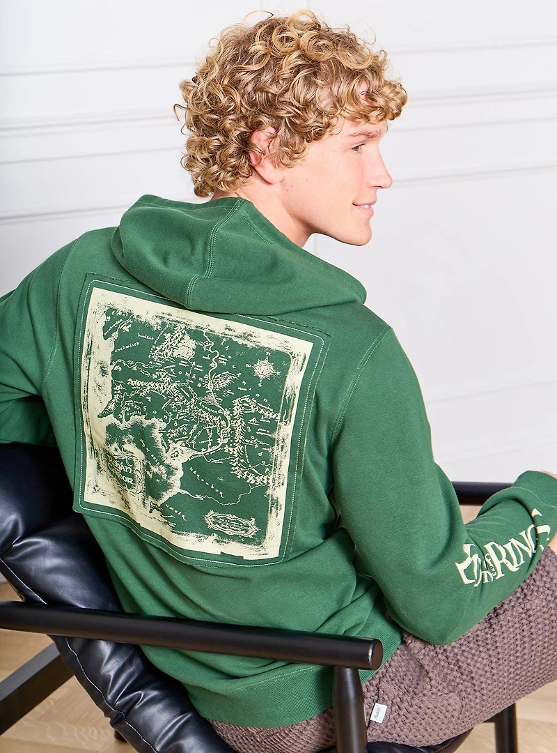 the Lord of Rings Icons Patchwork Hoodie - BoxLunch Exclusive