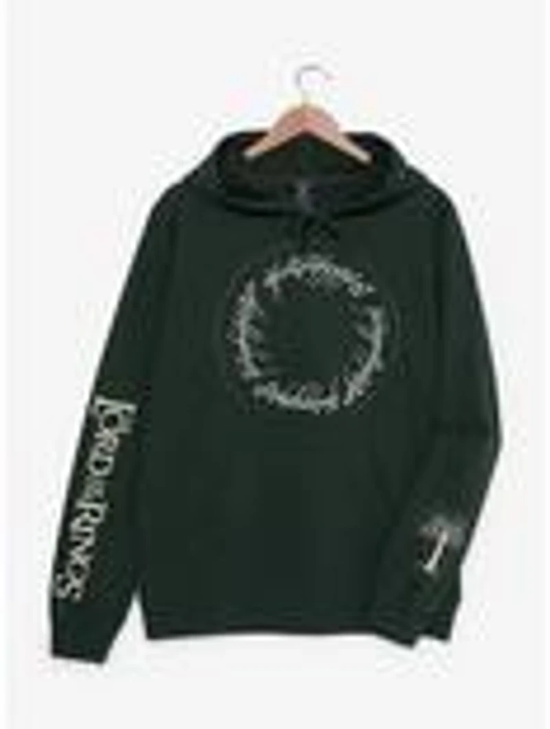 the Lord of Rings Icons Patchwork Hoodie - BoxLunch Exclusive