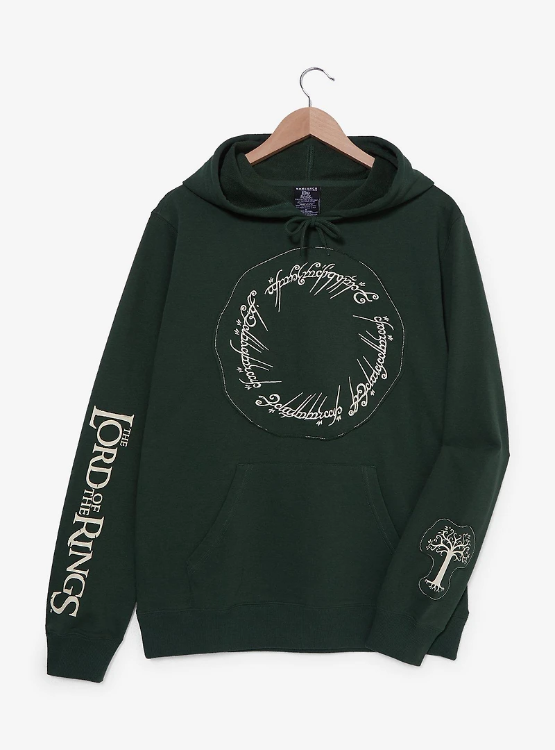 the Lord of Rings Icons Patchwork Hoodie - BoxLunch Exclusive