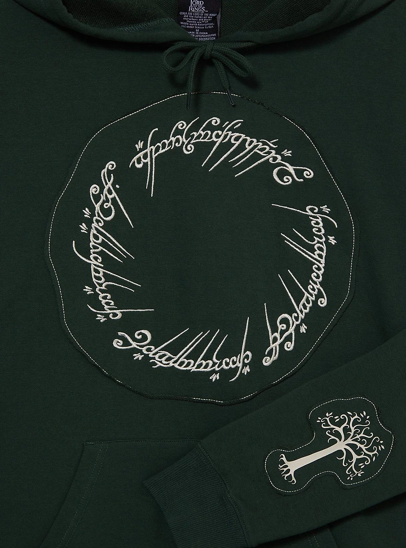 the Lord of Rings Icons Patchwork Hoodie - BoxLunch Exclusive
