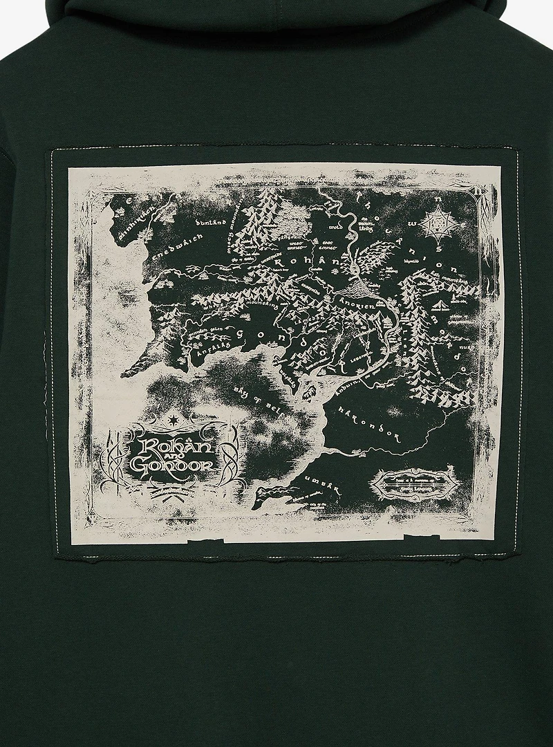 the Lord of Rings Icons Patchwork Hoodie - BoxLunch Exclusive