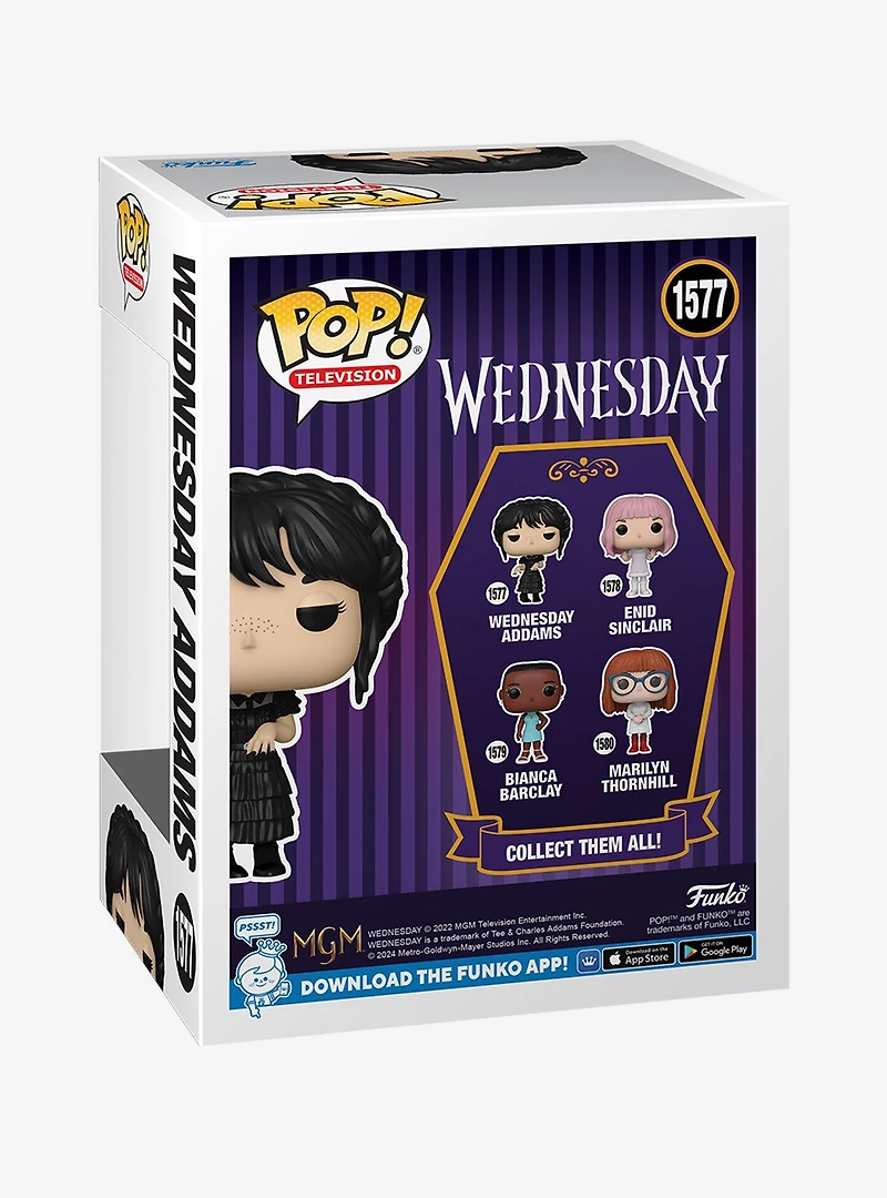 Funko Pop! Television Wednesday Addams Rave'N Dance Vinyl Figure