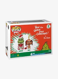 Funko Pop! Books How the Grinch Stole Christmas Grinch & Max Vinyl Figure Set