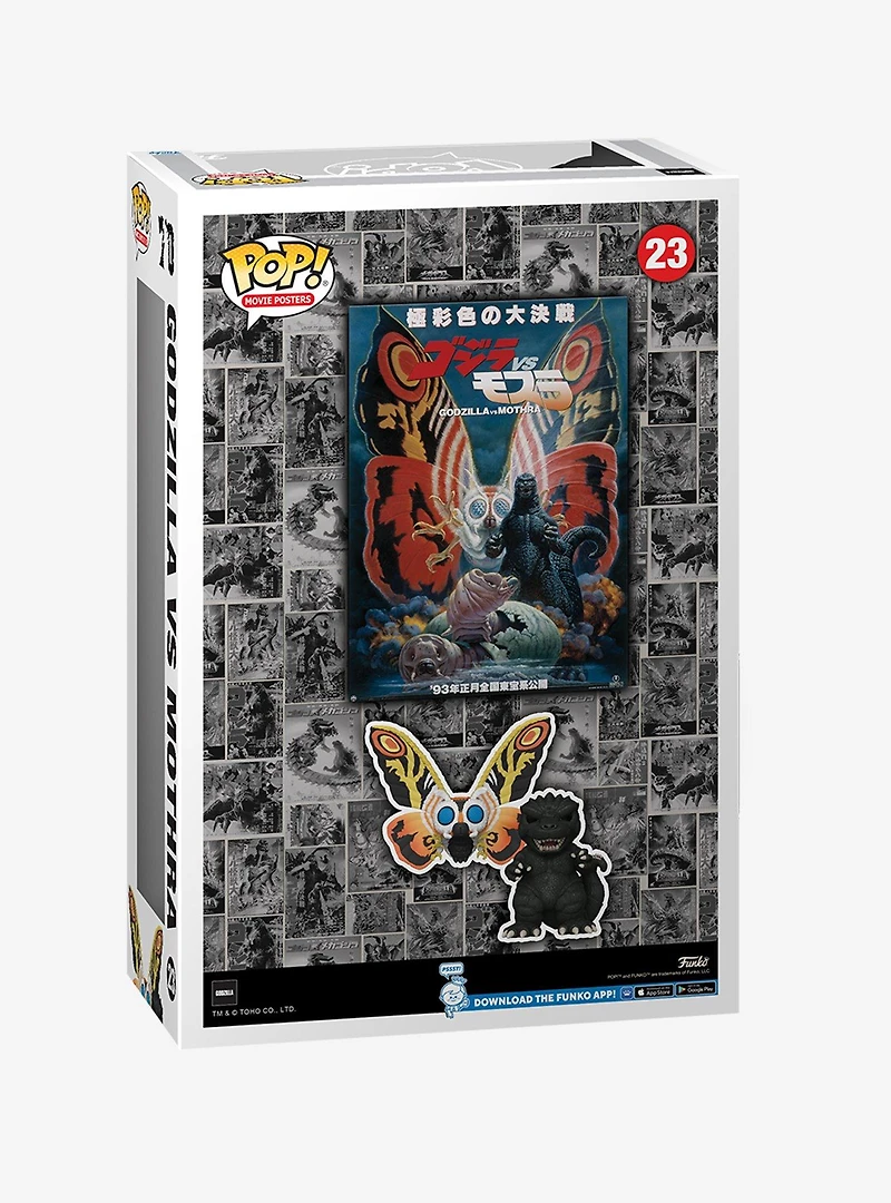 Funko Pop! Movie Posters Godzilla vs. Mothra Godzilla Vinyl Figure