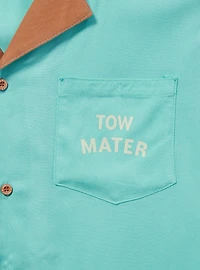 Cakeworthy Disney Pixar Cars Tow Mater Woven Button-Up Top