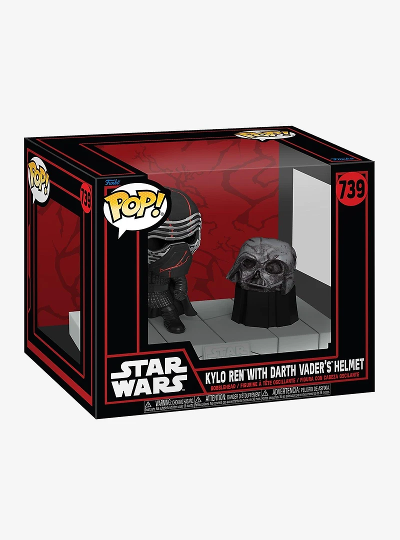 Funko Pop! Star Wars Kylo Ren with Darth Vader's Helmet Vinyl Figure