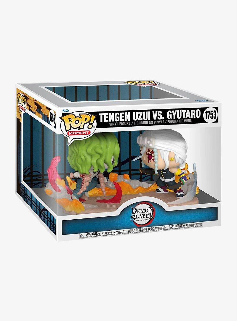 Funko Pop! Moment Demon Slayer: Kimetsu no Yaiba Tengen Uzui Vs. Gyutaro Vinyl Figure