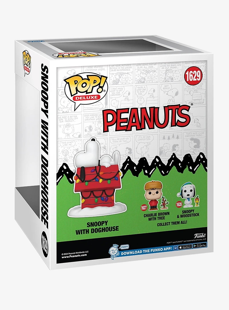 Funko Pop! Deluxe Peanuts Snoopy with Doghouse Vinyl Figure