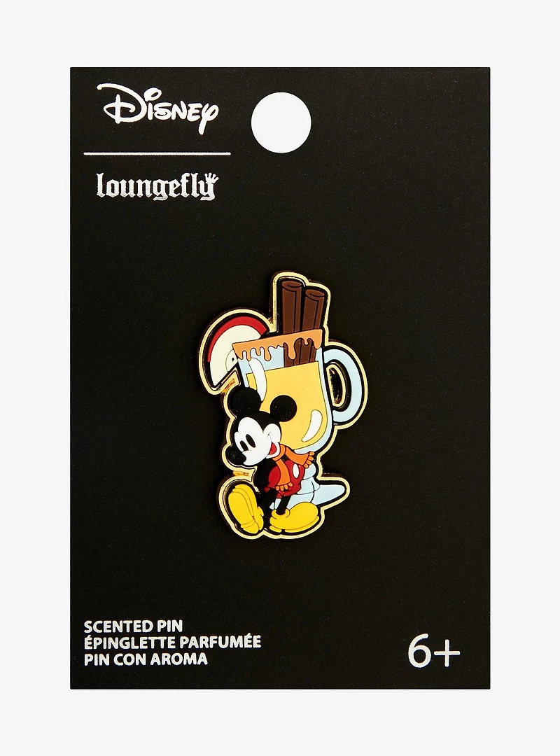Loungefly Disney Mickey Mouse Apple Cider Cinnammon Scented Enamel Pin — BoxLunch Exclusive