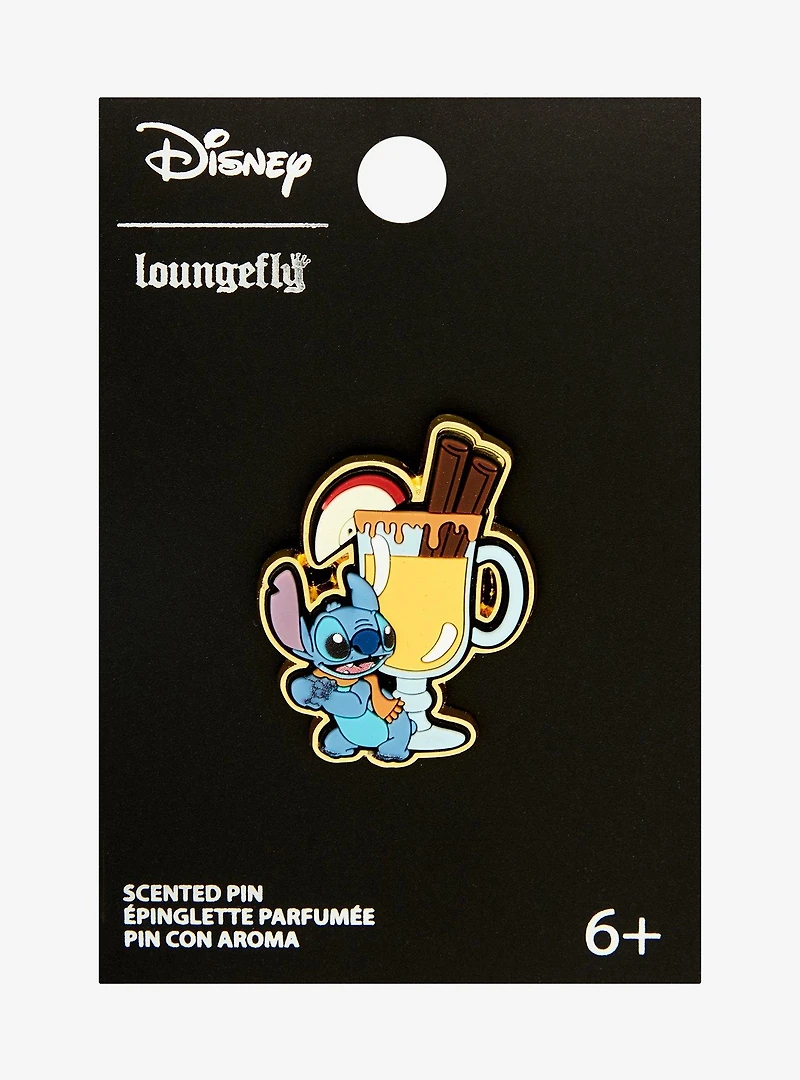 Loungefly Disney Lilo & Stitch Apple Cider Stitch Cinnammon Scented Enamel Pin — BoxLunch Exclusive