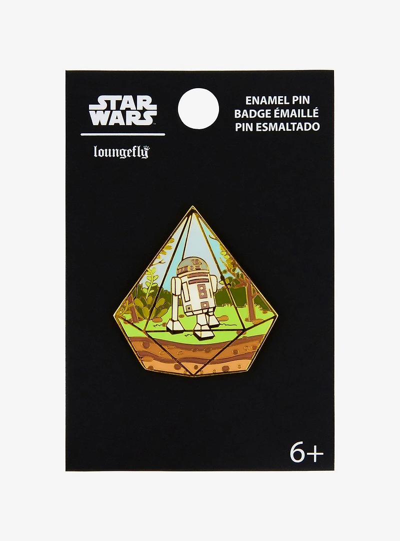 Lounegfly Star Wars R2-D2 Terrarium Enamel Pin — BoxLunch Exclusive