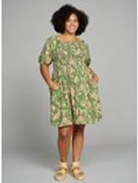 Disney The Lion King Timon, Pumbaa, and Simba Plus Smock Dress — BoxLunch Exclusive