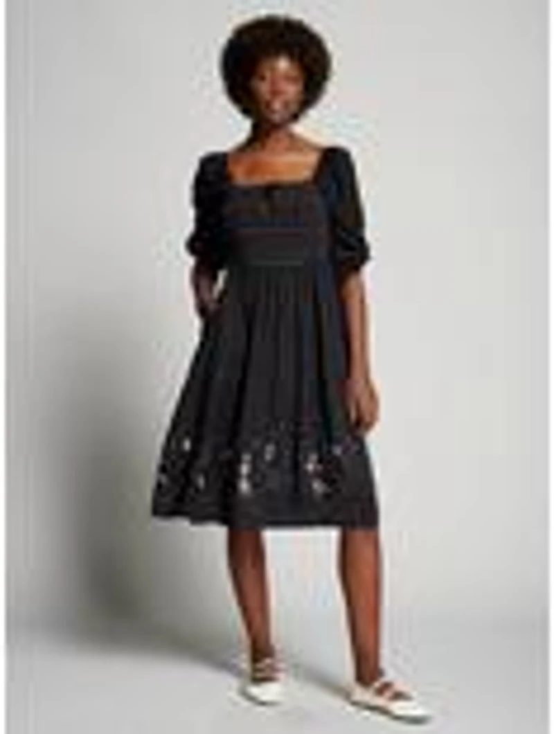 Disney The Nightmare Before Christmas Jack & Sally Long Sleeve Midi Dress — BoxLunch Exclusive