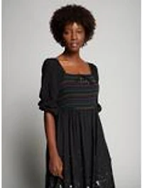 Disney The Nightmare Before Christmas Jack & Sally Long Sleeve Midi Dress — BoxLunch Exclusive