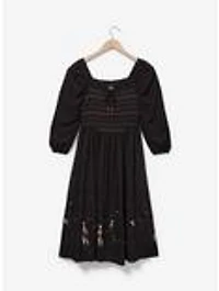 Disney The Nightmare Before Christmas Jack & Sally Long Sleeve Midi Dress — BoxLunch Exclusive