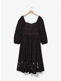 Disney The Nightmare Before Christmas Jack & Sally Long Sleeve Plus Midi Dress — BoxLunch Exclusive