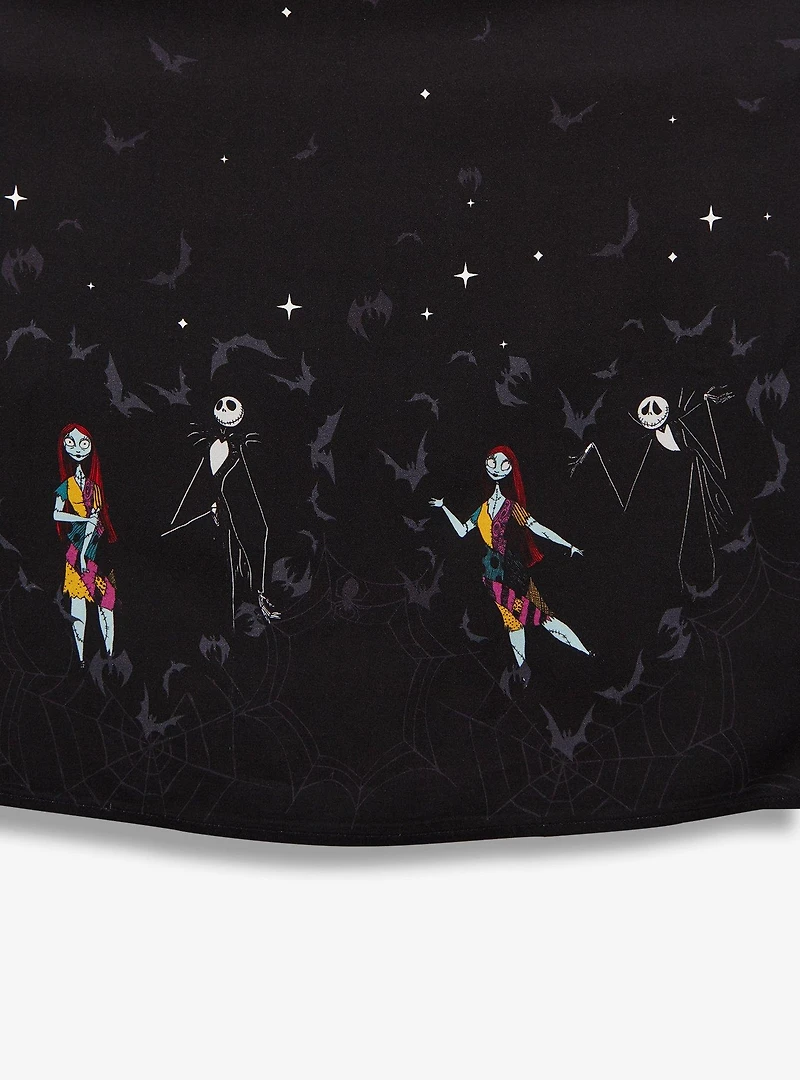 Disney The Nightmare Before Christmas Jack & Sally Long Sleeve Plus Midi Dress — BoxLunch Exclusive