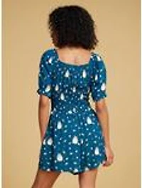 Her Universe Studio Ghibli My Neighbor Totoro Floral Allover Print Romper - BoxLunch Exclusive