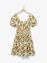 DreamWorks Shrek Sunflower Allover Print Smock Dress — BoxLunch Exclusive