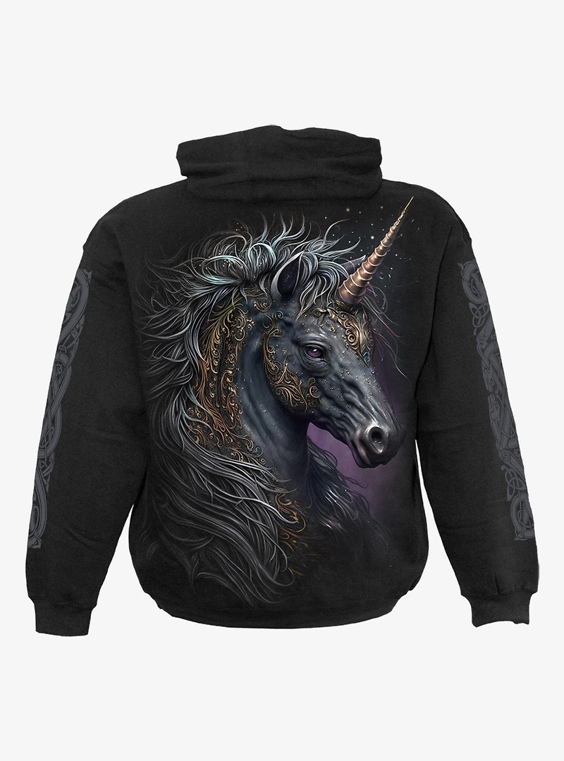 Spiral Celtic Unicorn Hoodie