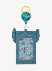 Disney Lilo & Stitch Denim Stitch Figural Retractable Lanyard - BoxLunch Exclusive