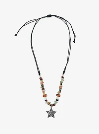 Thorn & Fable Star Mushroom Cord Necklace