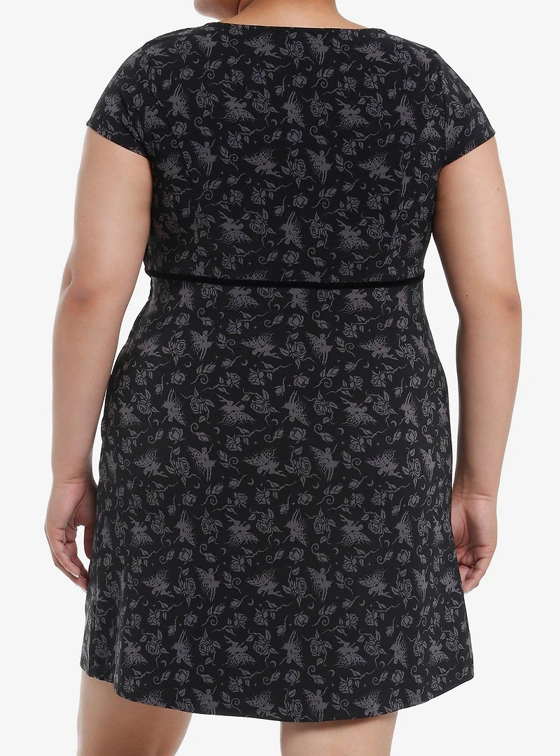 Thorn & Fable Fairies & Roses Empire Waist Mini Dress Plus Size