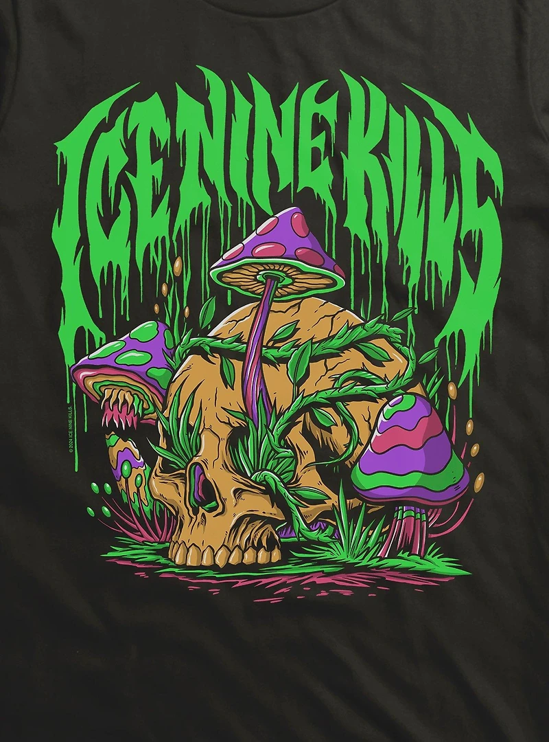 Ice Nine Kills Mushroom Skull T-Shirt