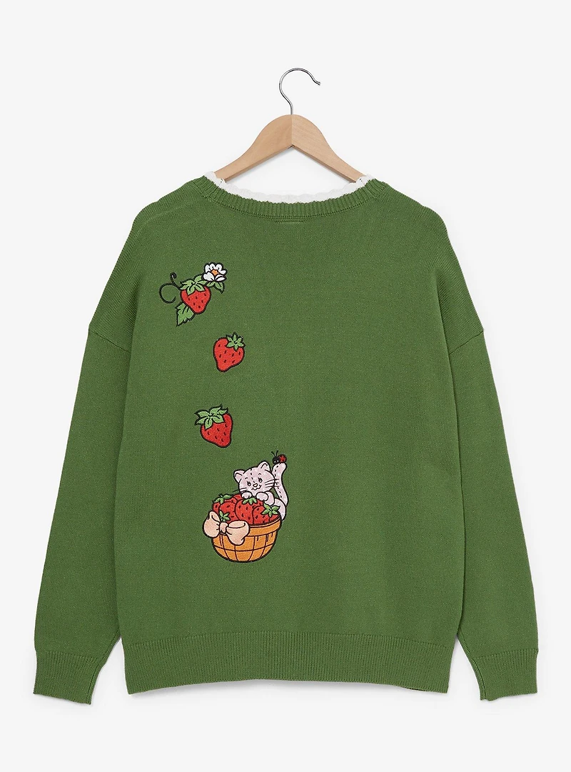 Strawberry Shortcake Icons Women's Plus Cardigan - BoxLunch Exclusive