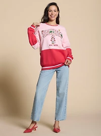 Strawberry Shortcake Portrait Panel Women's Crewneck - BoxLunch Exclusive
