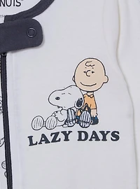 Peanuts Charlie Brown & Snoopy Allover Print Infant One-Piece - BoxLunch Exclusive