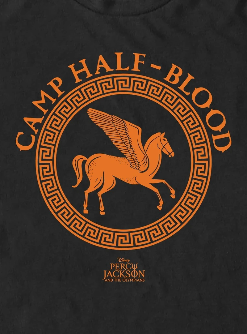Disney Percy Jackson And The Olympians Camp Half Blood Icon Logo T-Shirt