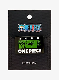 One Piece Roronoa Zoro Eyes Panel Enamel Pin - BoxLunch Exclusive