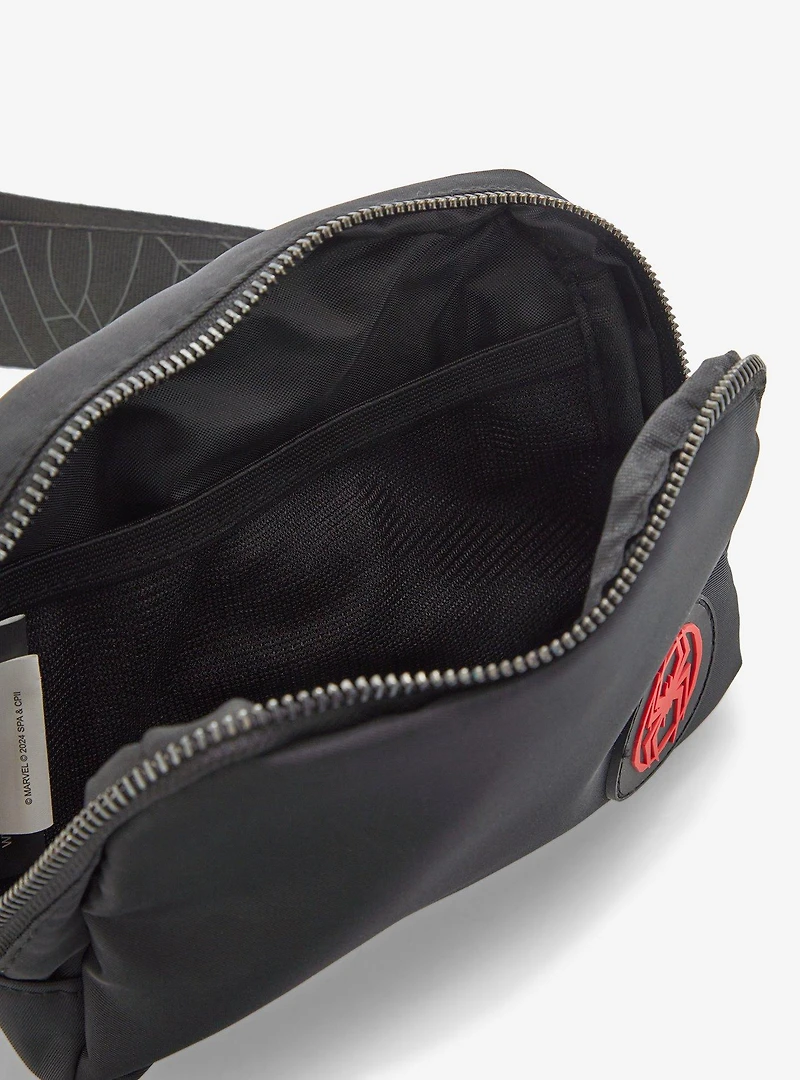 Marvel Spider-Man Nylon Black Belt Bag — BoxLunch Exclusive