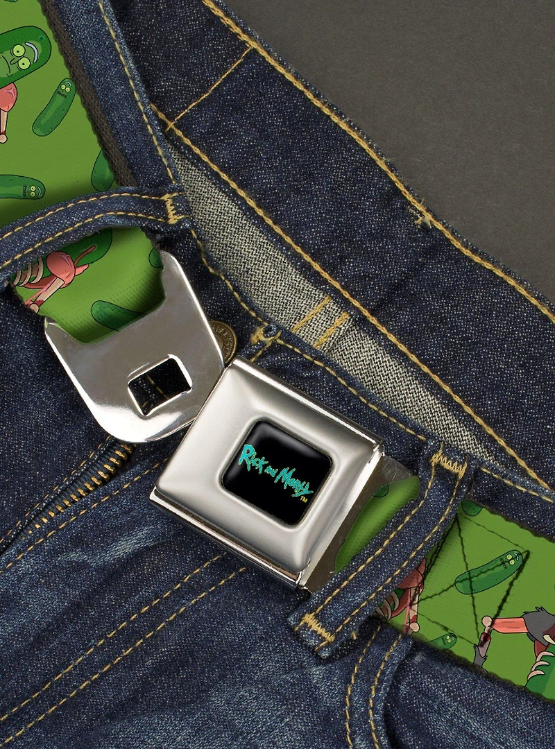 Rick And Morty Pickle Rick Rat Suit Seatbelt Belt