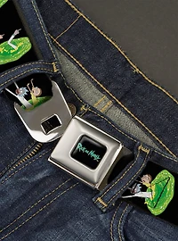 Rick And Morty Middle Finger Portal Jump Poses Seatbelt Belt