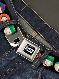 South Park Boys Face Repeat Seatbelt Belt